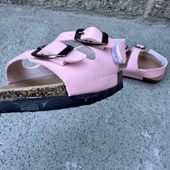 BIRKENSTOCK Pink Milano Sandals Girls US 4 EU 22 Baby Girl Toddler Shoes - Picture 9 of 11